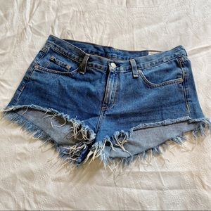 Rag and Bone | Distress Denim Cut Off Shorts